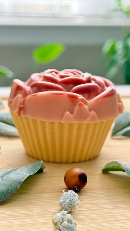 Safflower Cupcake Soap Bar