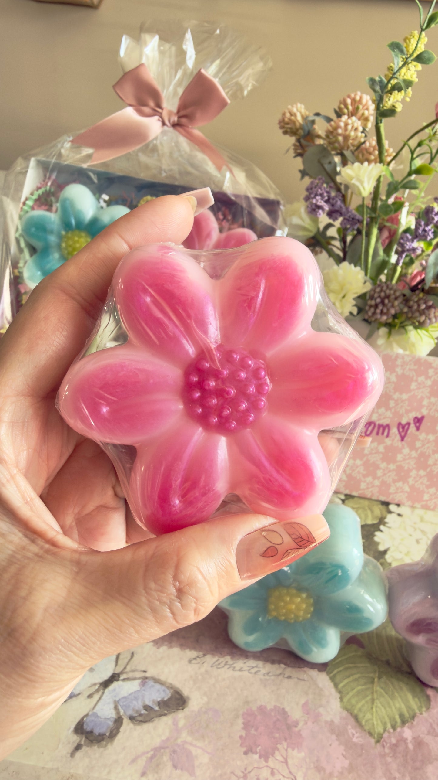 Sweet Pea Flower Soap Bar