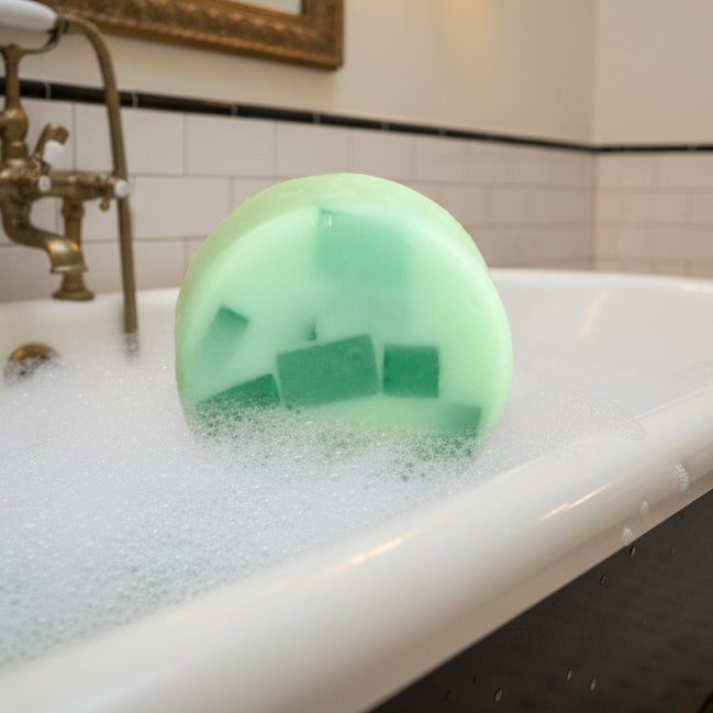 Cucumber melon soap bar bubble bath