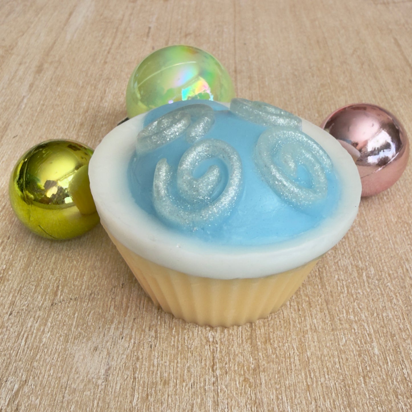 Warm Flannel Cupcake Soap Bar