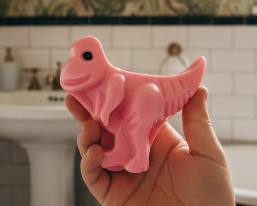 Fruity petals scented pink tyrannosaurus rex soap