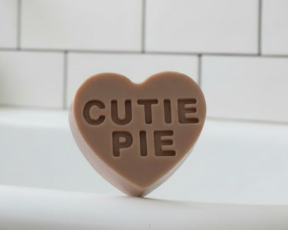 Ginger Mint scented soap bar. Be my Valentine soap collection.