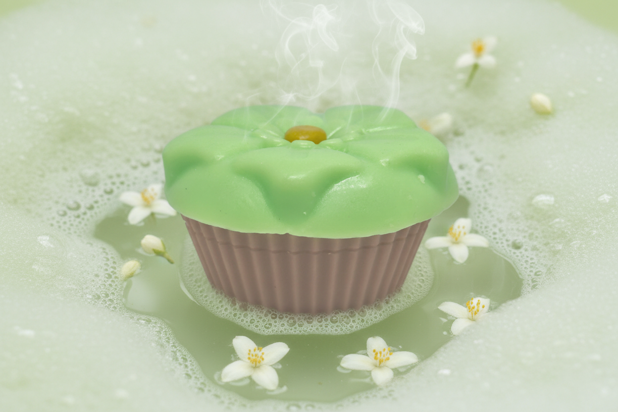 Green Tea Jasmine soap bar bubble bath