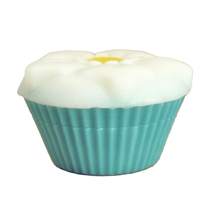 Lily of the valley scented cupcake soap bar