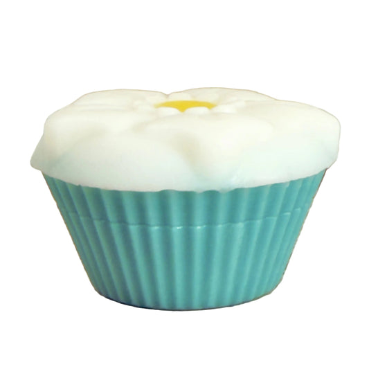 Lily of the valley scented cupcake soap bar